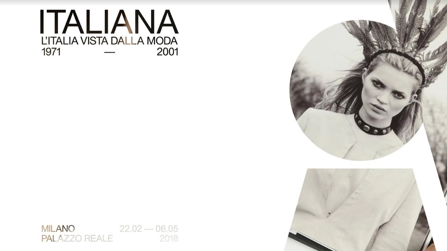 La locandina della mostra 'Italiana', che si terrà a Milano