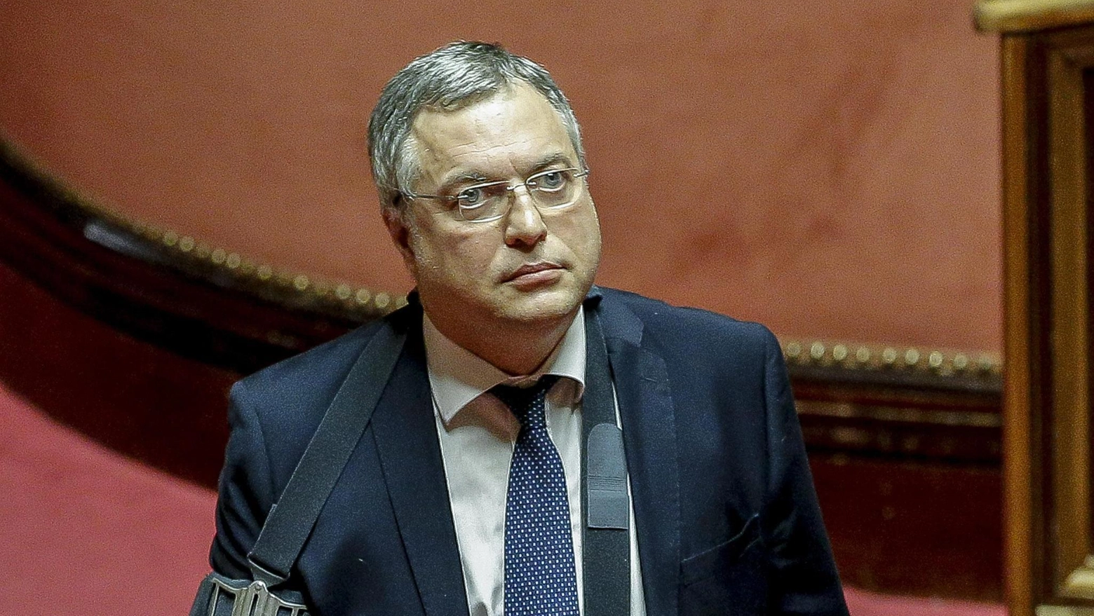 Il senatore Andrea Augello (Ansa)
