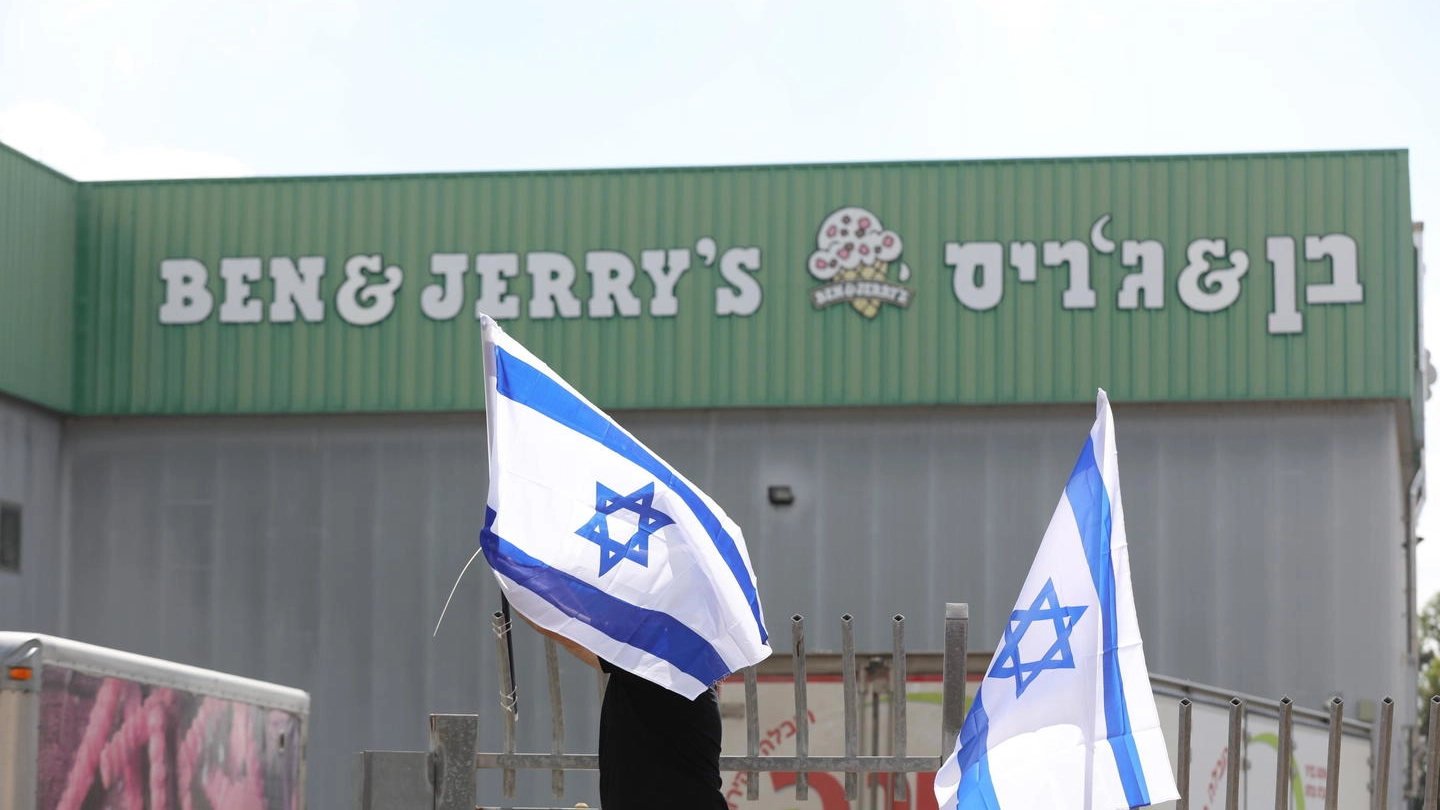 Stabilimento di gelati Ben & Jerry's in Israele (Ansa)