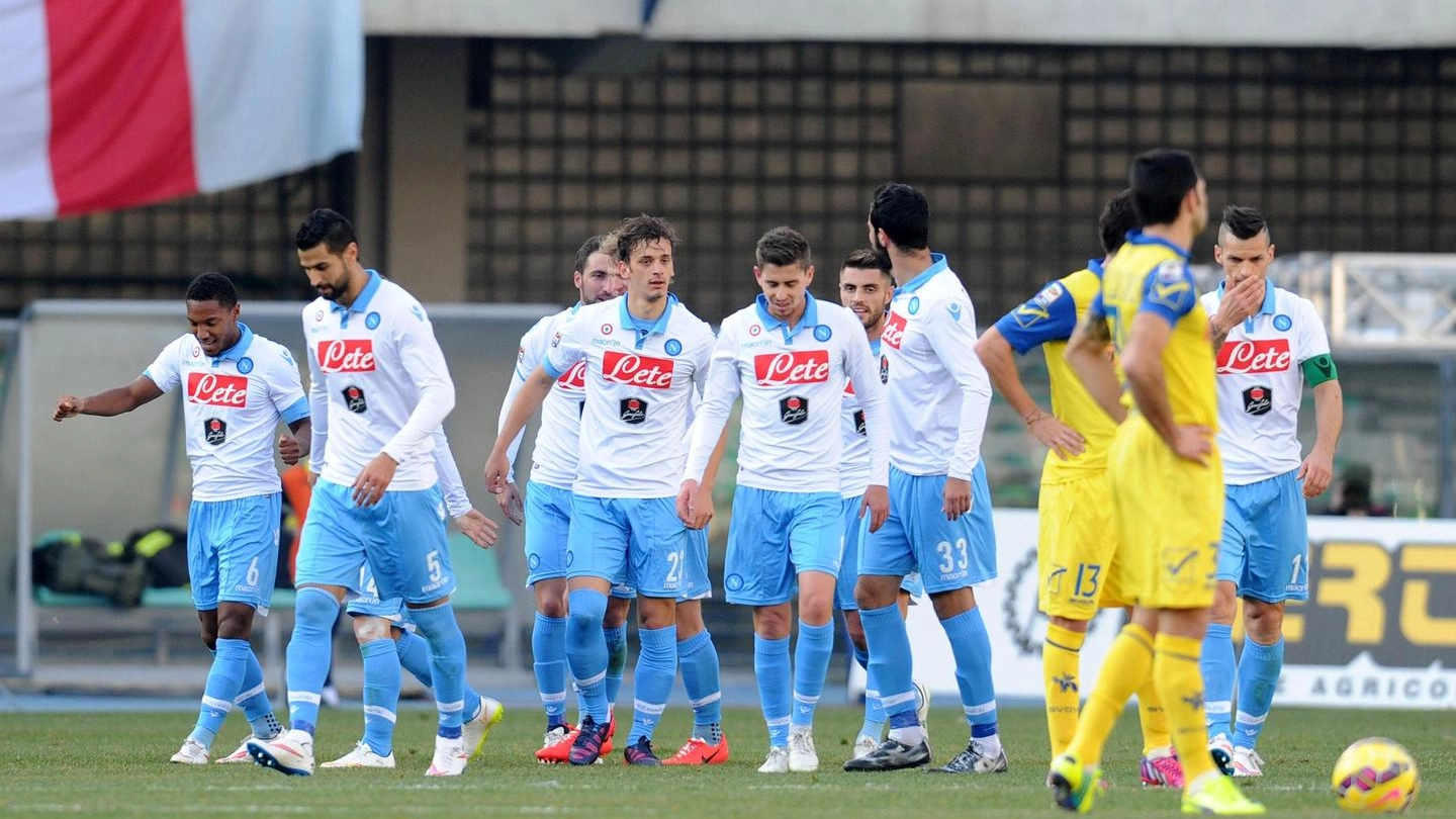 Gabbiadini trova il primo gol con la maglia del Napoli (Ansa)