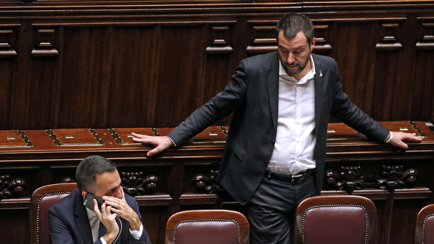 Matteo Salvini e Luigi Di Maio (ImagoE)