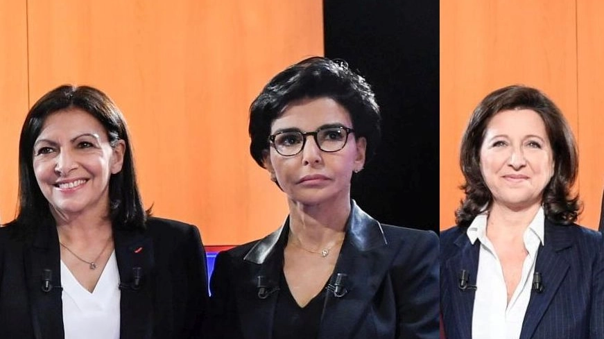 Da sinistra: Anne Hidalgo (60 anni), Rachida Dati (54 anni) e Agnes Buzyn (58 anni)
