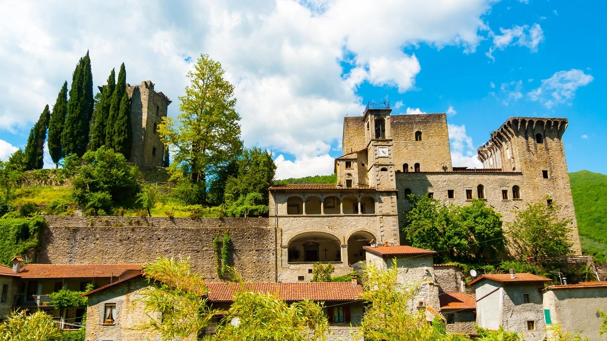 Castello della Verrucola in Fivizzano, Massa e Carrara, Tuscany, Italy