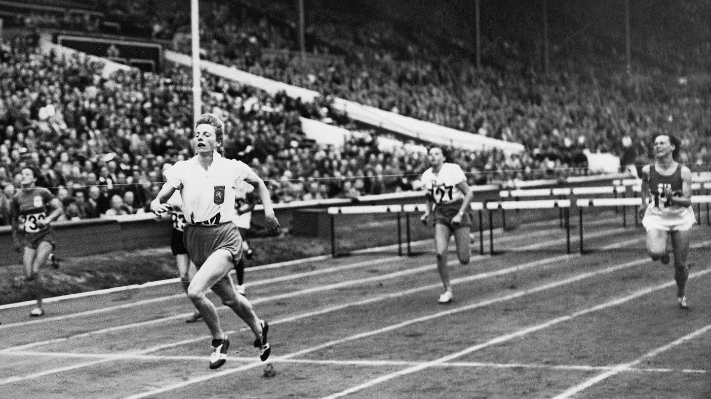 Fanny Blanker-Koen vincitrice di 4 ori alle Olmpiadi di Londra del 1948