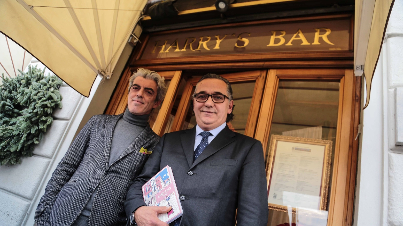 Alessandro Querci e Roberto Focardi, autori del libro Harry's Bar (Pressphoto)
