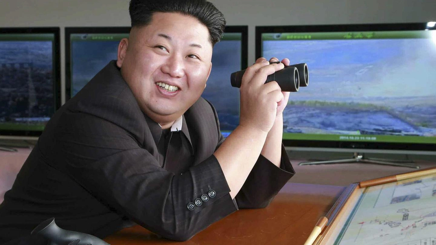 Il dittatore della Corea del Nord  Kim Jong-un (Ansa)