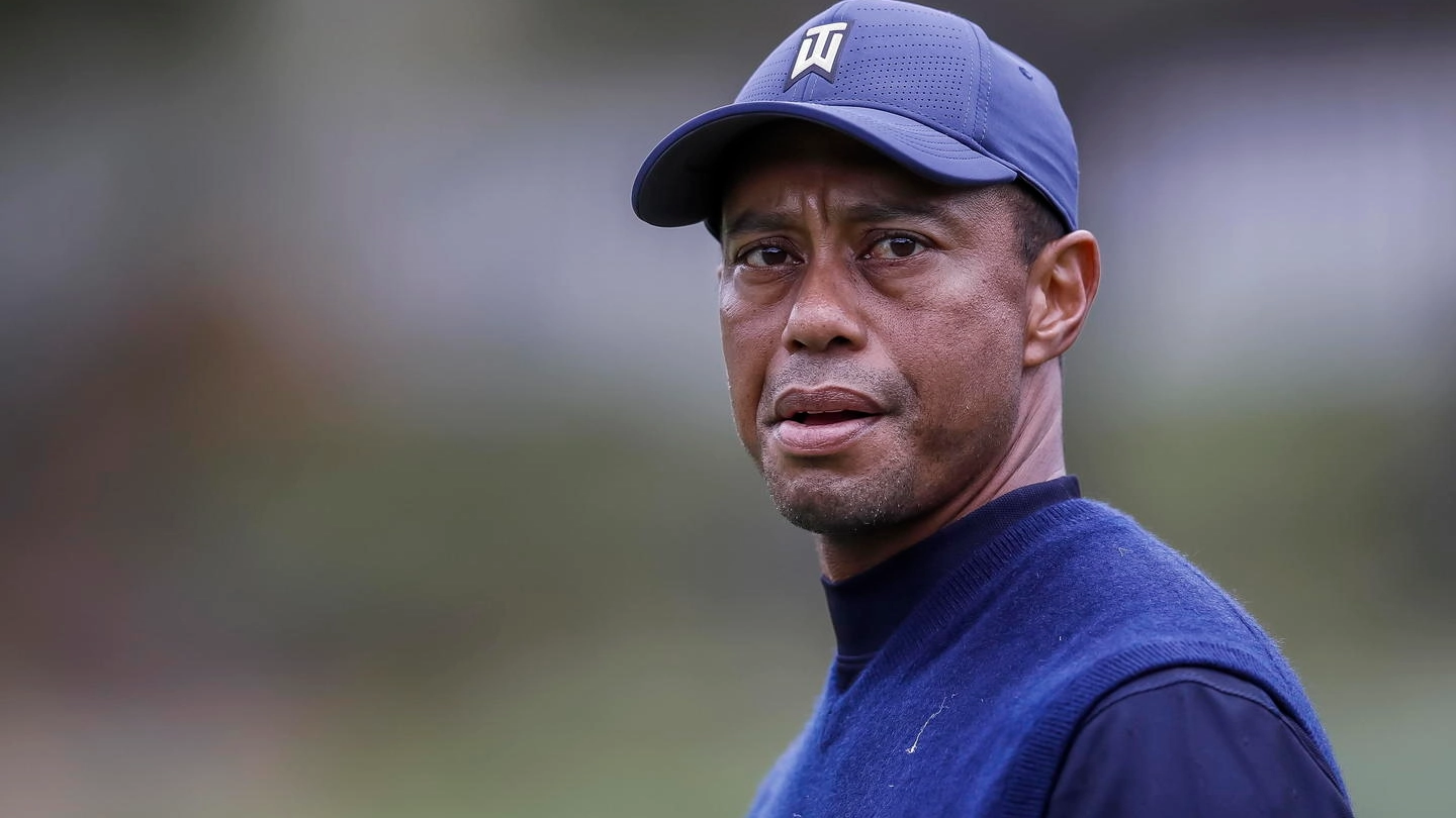 Tiger Woods, 45 anni (Ansa)
