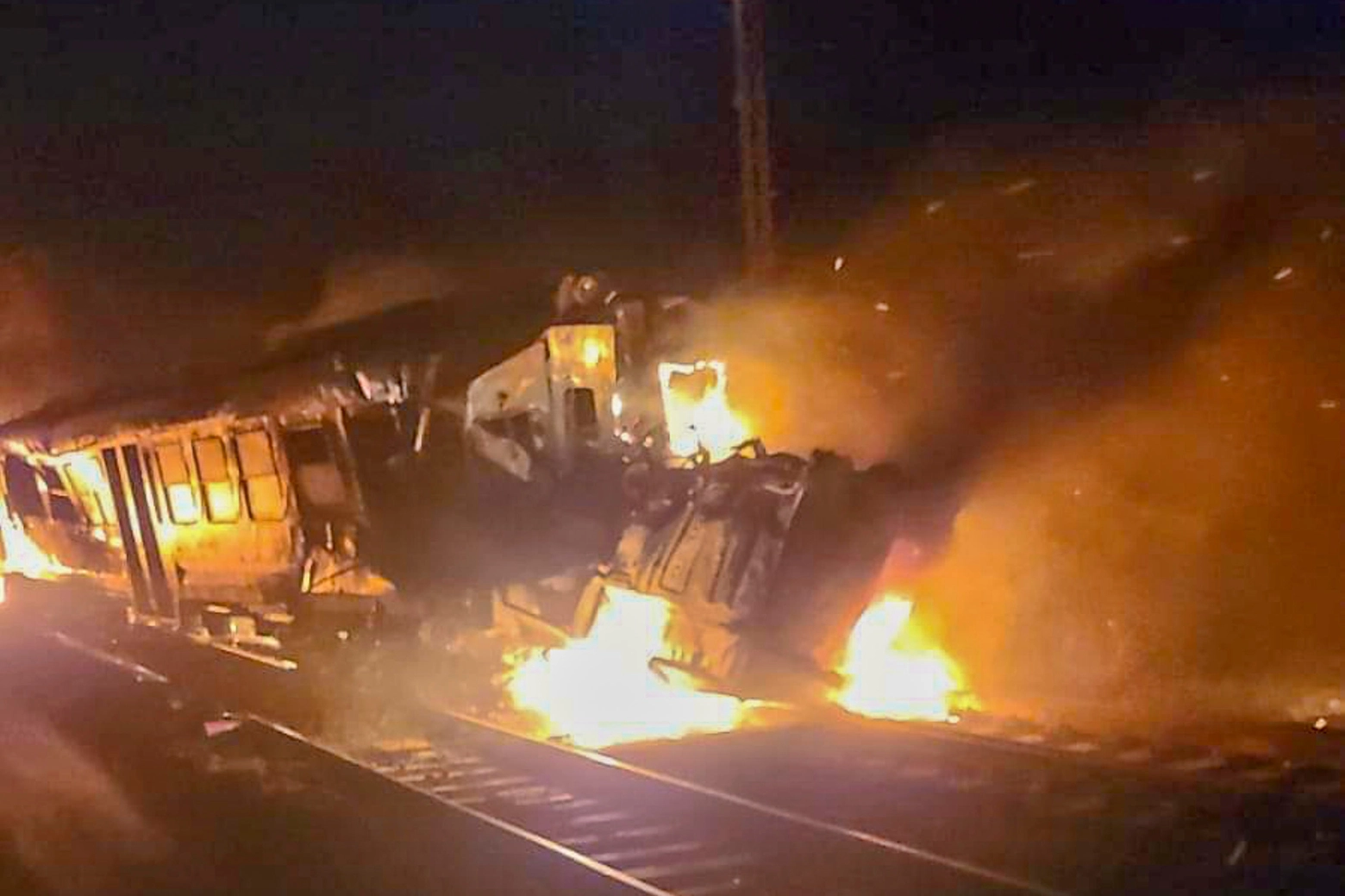 Incidente ferroviario a Corigliano-Rossano (Ansa)
