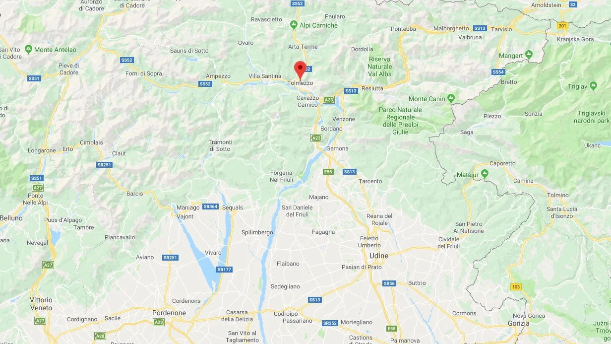 Terremoto in Friuli Venezia Giulia, la zona dell'epicentro