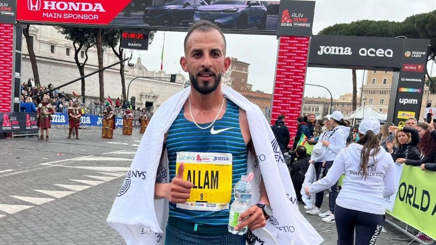 Il marocchino Taoufik Allam in 2h07'43'' ha vinto la maratona di Roma