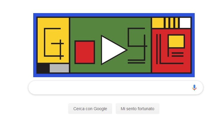 Centesimo anniversario del Bauhaus: il doodle di Google