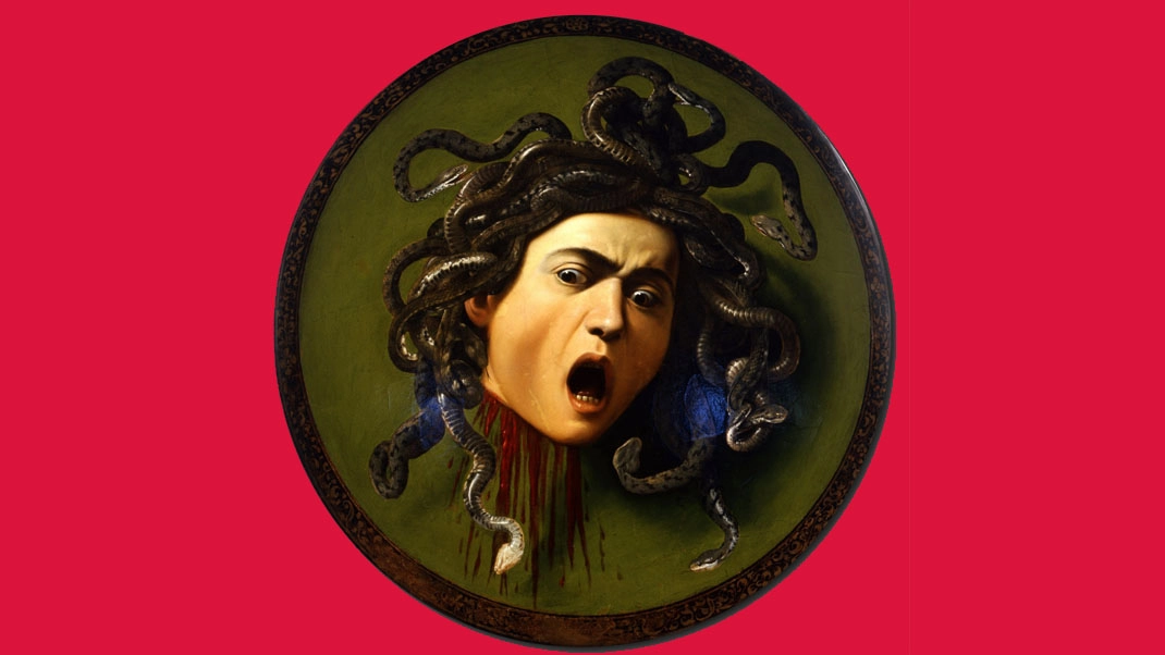 Uffizi, cremisi intenso per 'La Medusa' di Caravaggio 