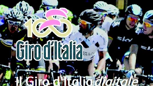 Il logo del giro d'Italia virtuale lanciato da Olivetti e Tim 