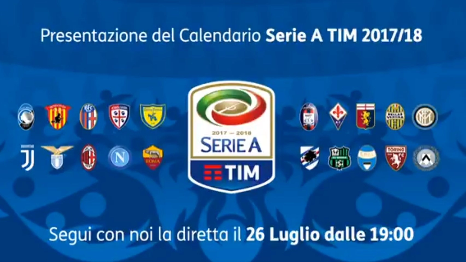Presentazione del calendario di Serie A Tim (Twitter)