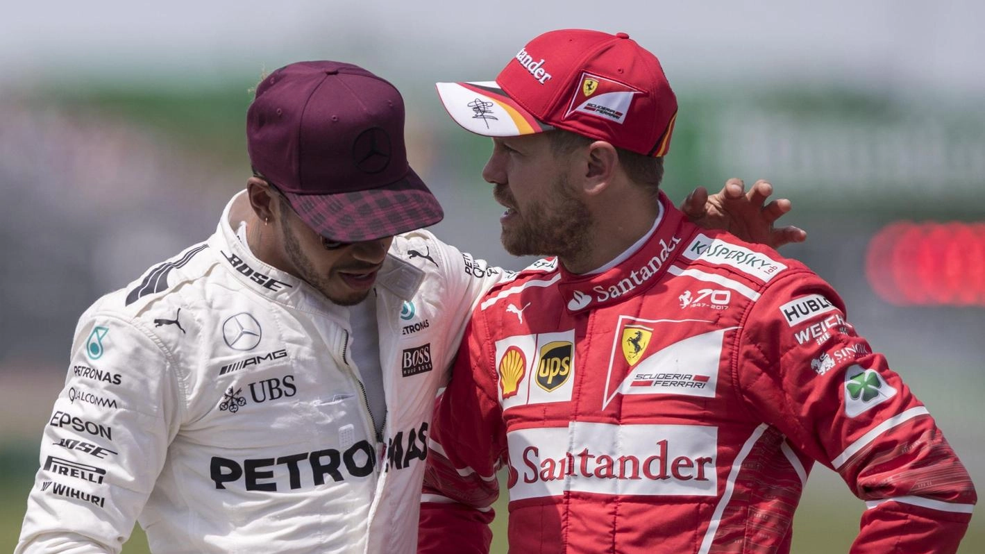 F1, domenica la sfida in Azerbaijan tra Hamilton e Vettel (Ansa)