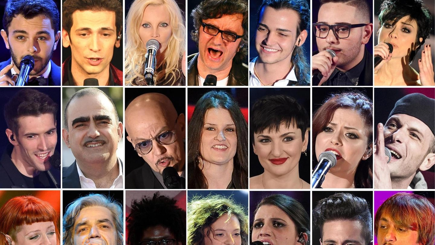 Sanremo: i big scelti per l'edizione 2016 (Ansa)