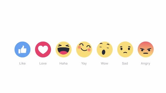 Facebook Reactions, le emoticon per non dire solo 'mi piace' (da Facebook)