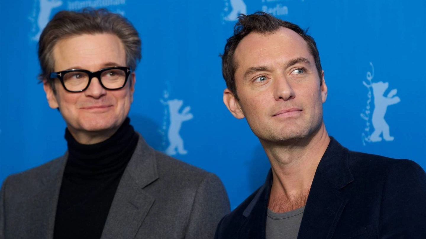 Berlino, Colin Firth e Jude Law (Olycom)