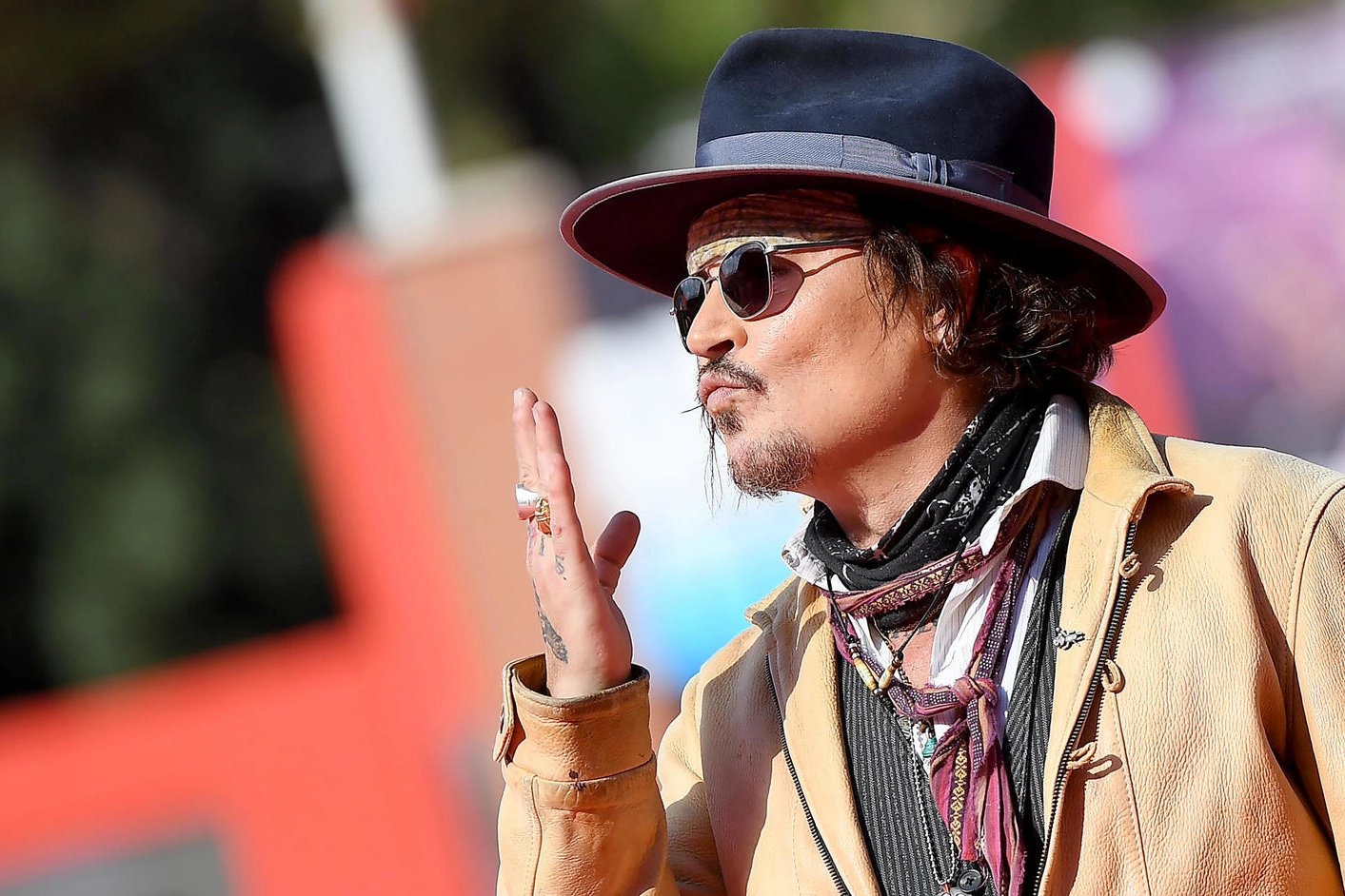 Johnny Depp, red carpet alla Festa del Cinema di Roma