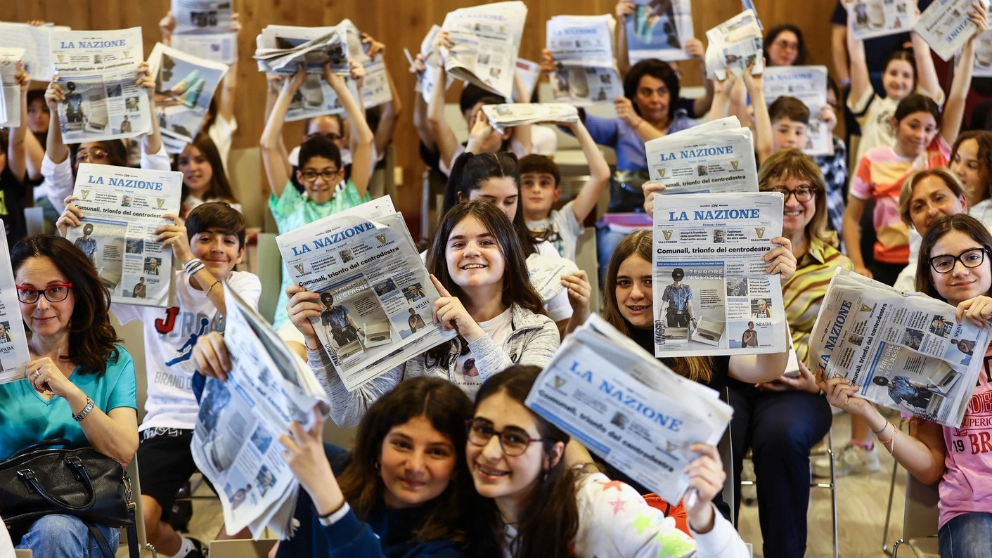 Una classe che ha partecipato all’ultima edizione del Campionato di Giornalismo