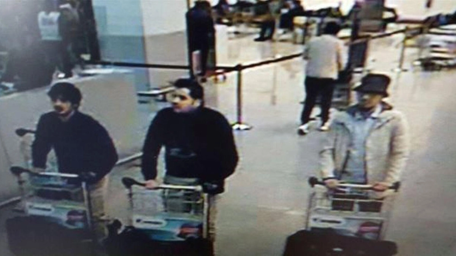 I terroristi dell'aeroporto di Zaventem, a Bruxelles
