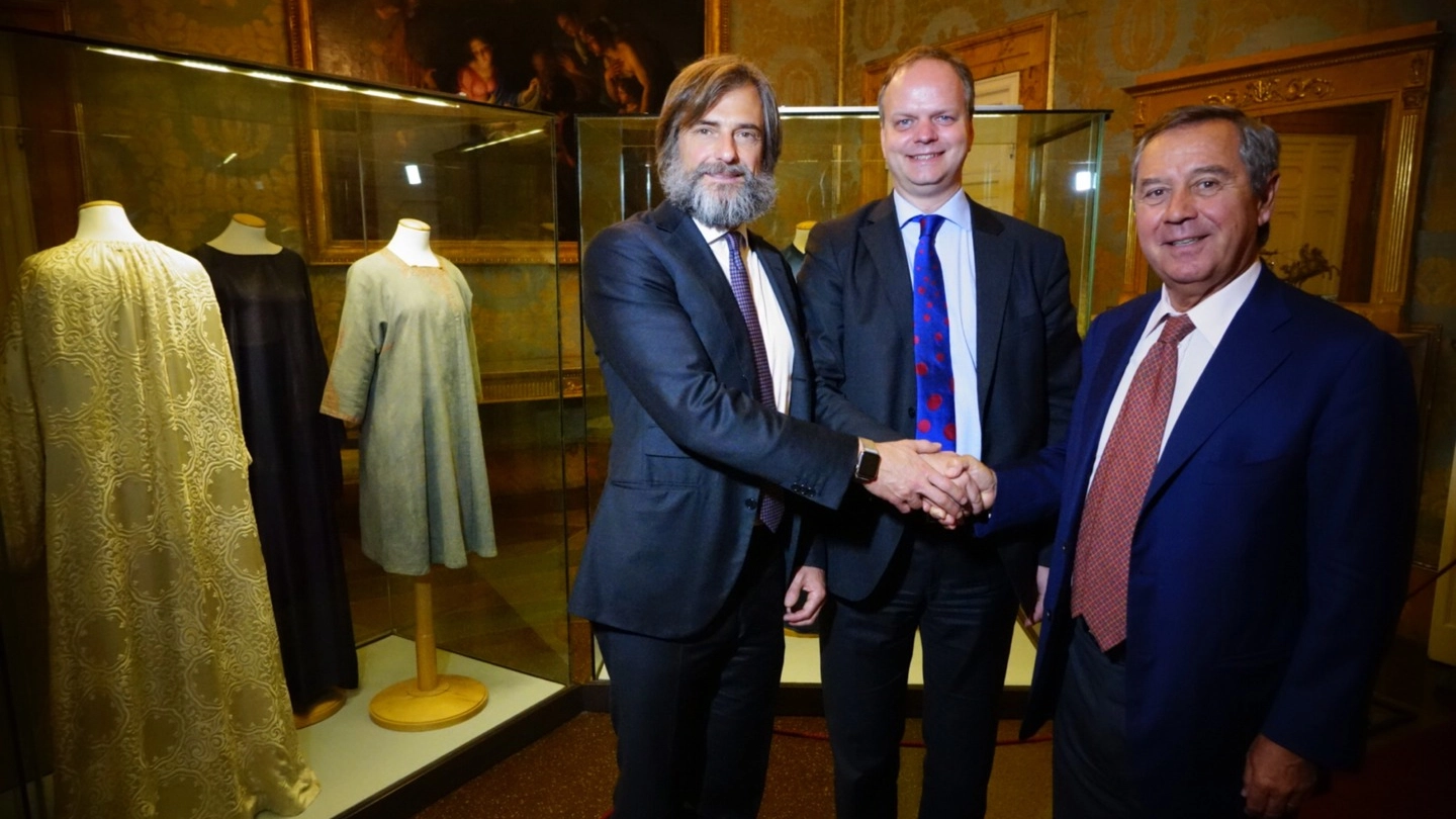 Accordo Uffizi-Pitti Discovery: Andrea Cavicchi, Eike Schmidt e Gaetano Marzotto 