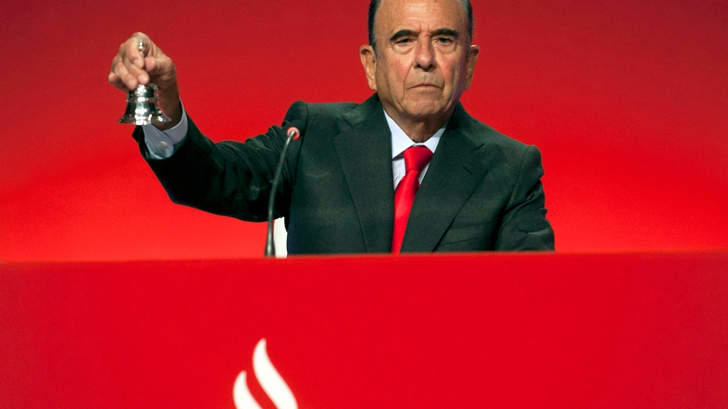 Emilio Botìn, presidente del gruppo Santander: 1 ottobre 1934 –  9 settembre 2014 (Reuters)