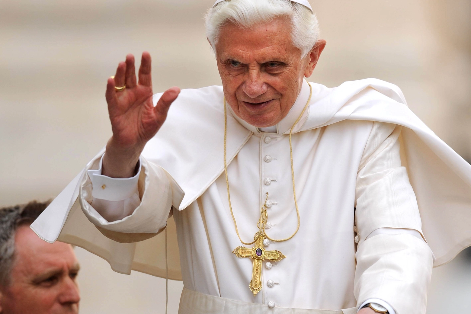 Benedetto XVI all'epoca in cui era Papa (ImagoE)