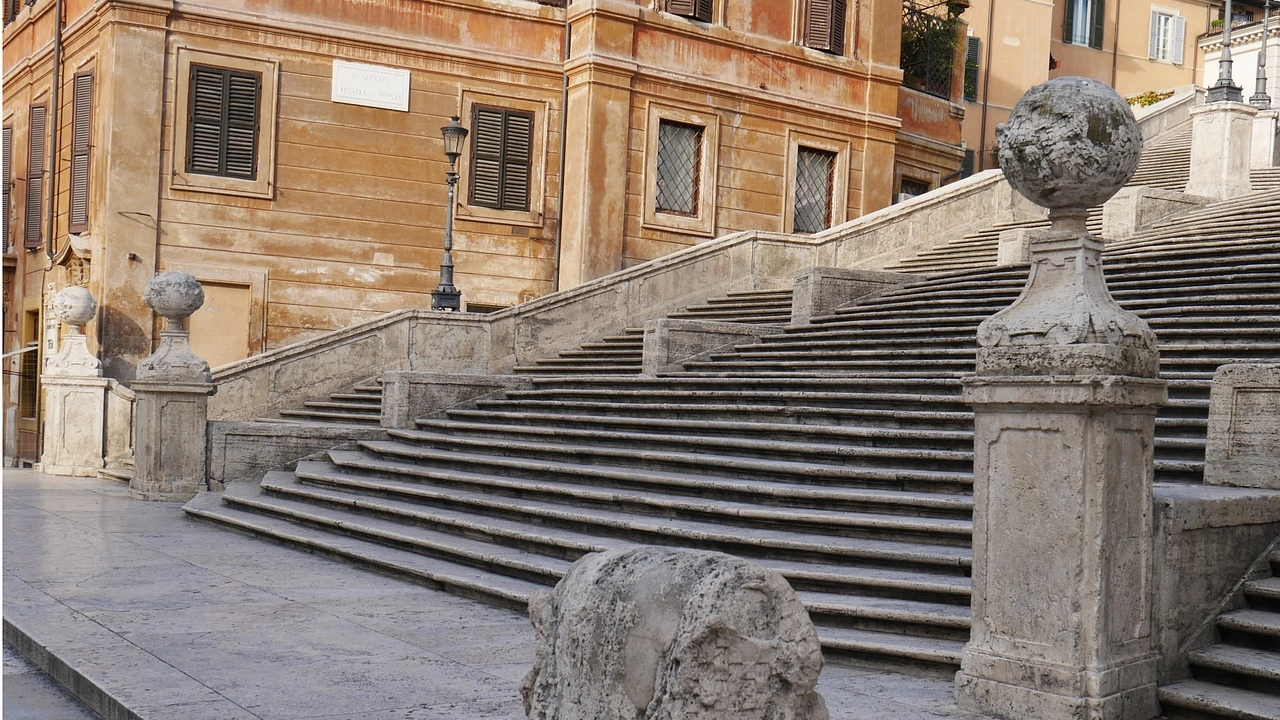 La scalinata di Piazza di Spagna