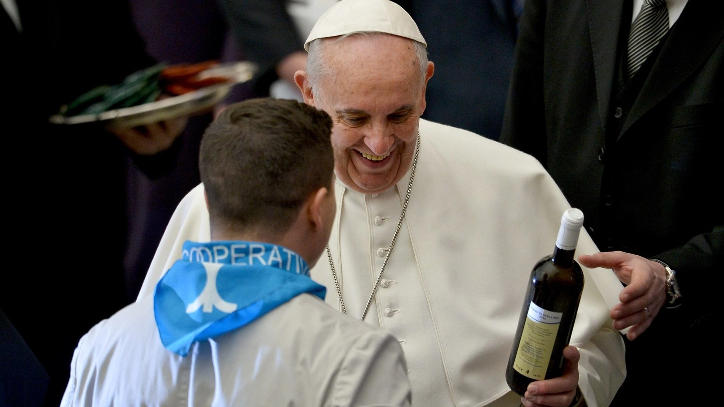 Papa Francesco incontra le cooperative (AFP)