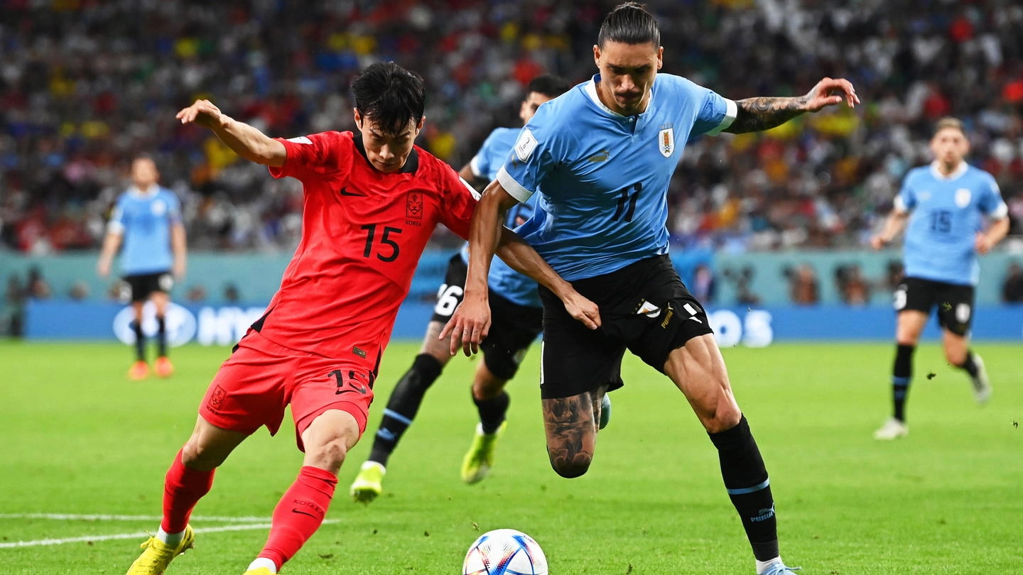 La sfida tra Uruguay e Corea del Sud