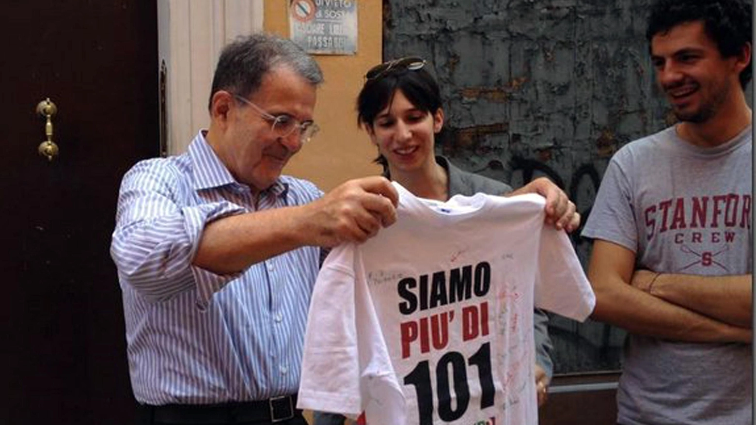 Romano Prodi con Elly Schlein ai tempi di 'OccupyPd' (Ansa)