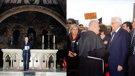 Il post che i frati del Sacro Convento di Assisi hanno dedicato a Sergio Mattarella