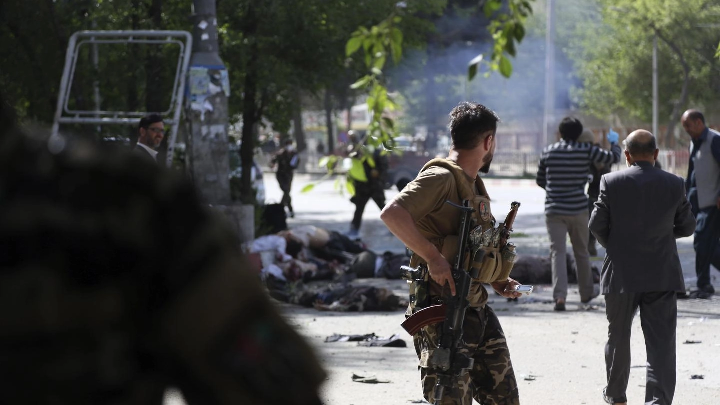 Attentato a Kabul (Ansa)