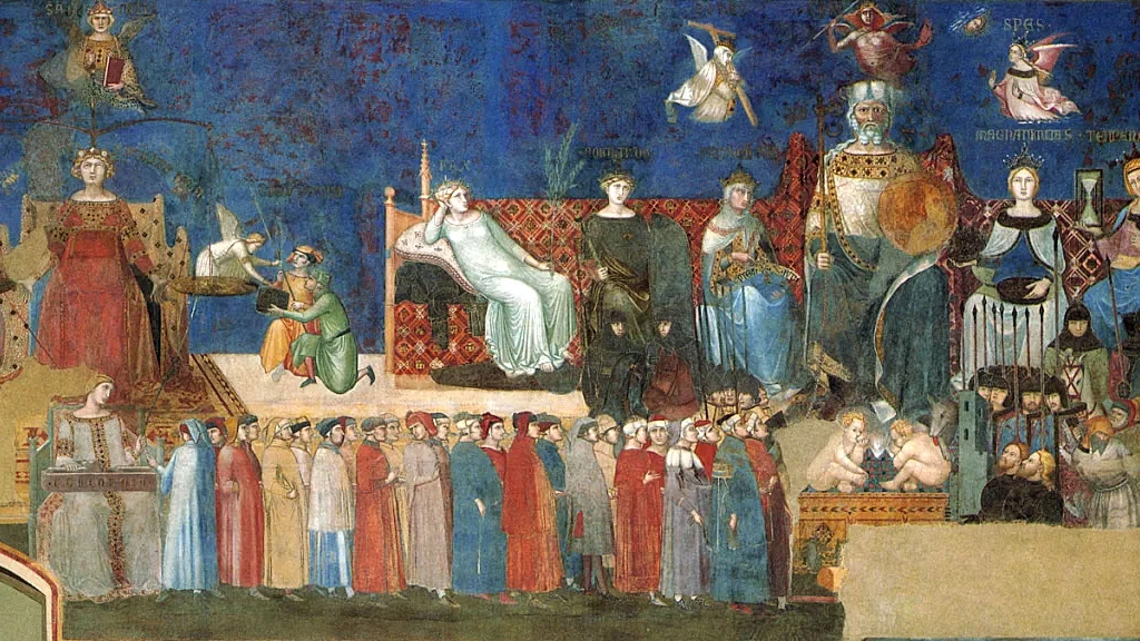 L’Italia dei Comuni nell’allegoria del Buon Governo o (1338-1339) di Ambrogio Lorenzetti