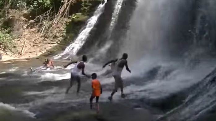Le cascate di Kintampo in Ghana (da youtube) 