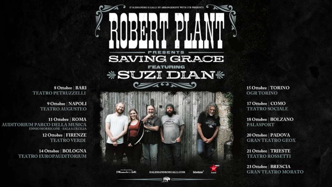 Il calendario dei concerti di Robert Plant