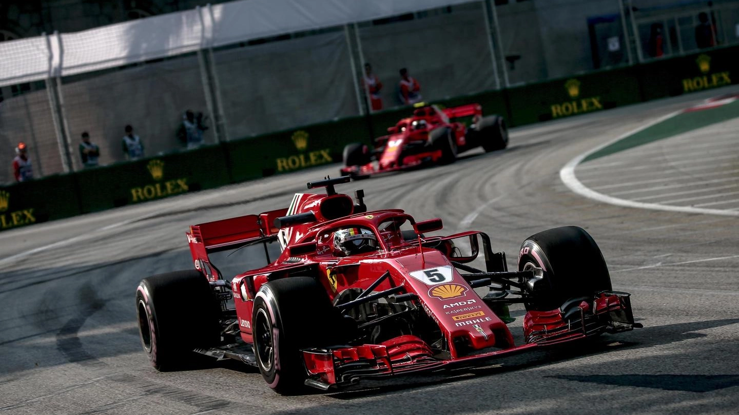 Vettel e Raikkonen (Ansa)