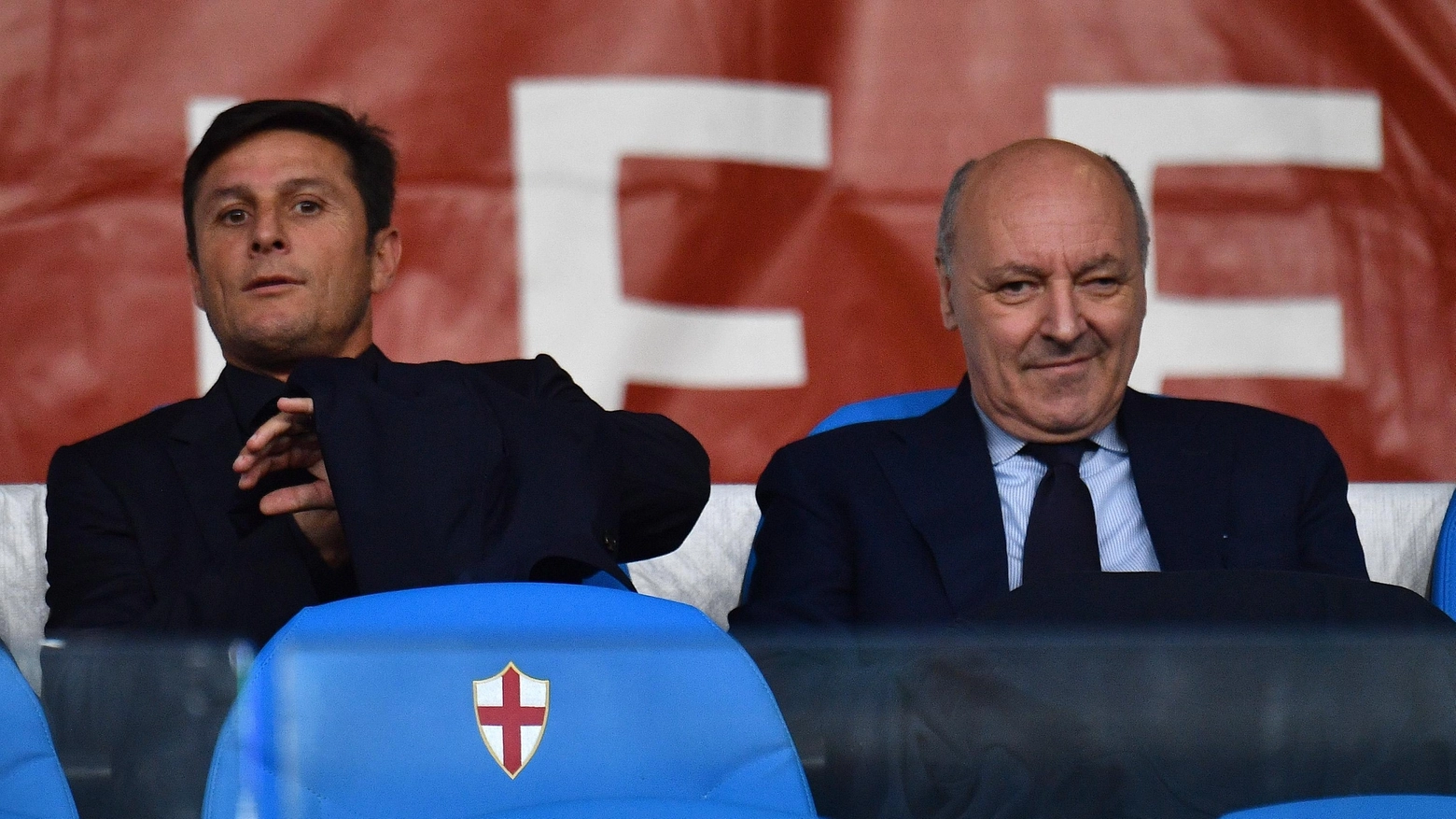 Javier Zanetti e Beppe Marotta
