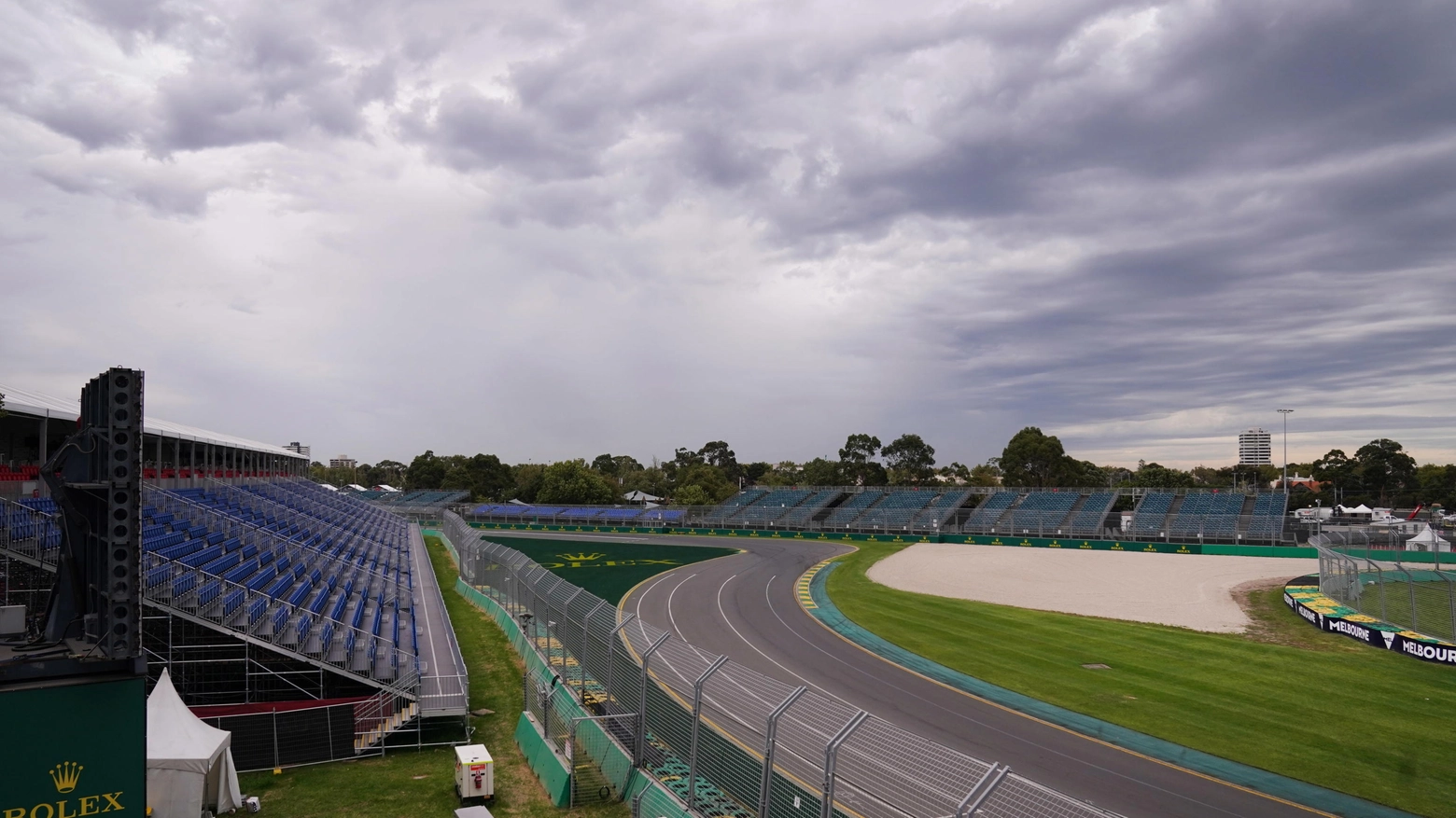 Il circuito dell'Albert Park a Melbourne