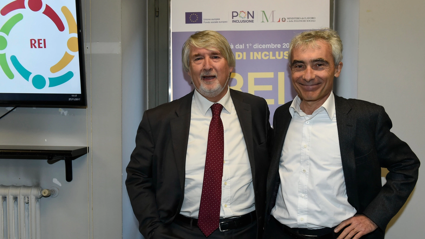 Reddito di inclusione, Giuliano Poletti e Tito Boeri (ImagoE)