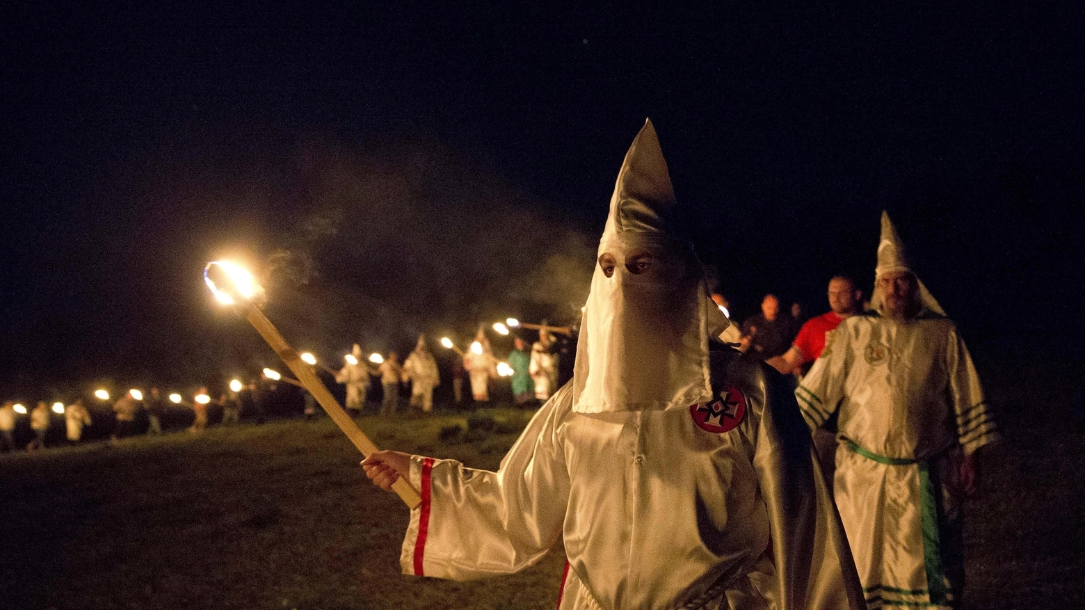 UNa marcia del Ku Klux Klan (Lapresse)