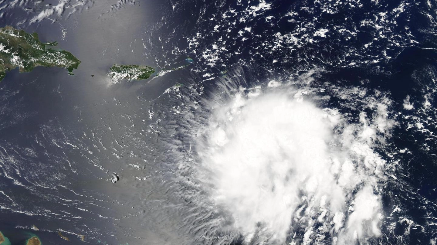 L'uragano Dorian osservato dal satellite (Nasa)