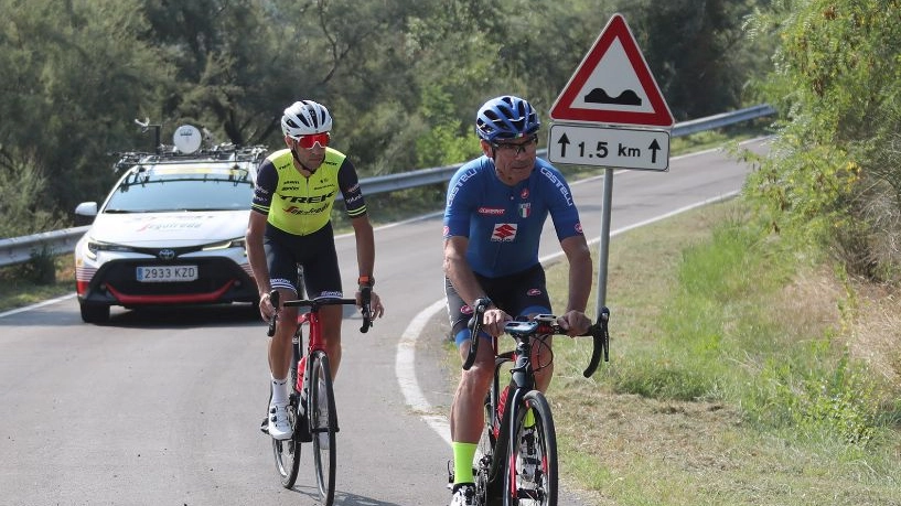 Nibali e Cassani sul percorso Mondiale 