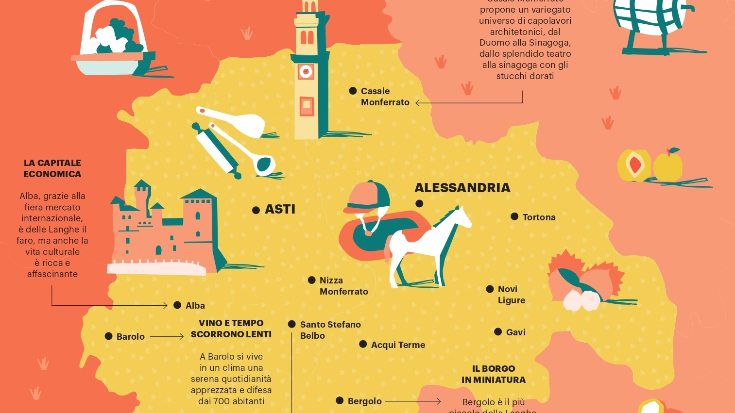 Itinerari Piemonte: Langhe, Roero e Monferrato 