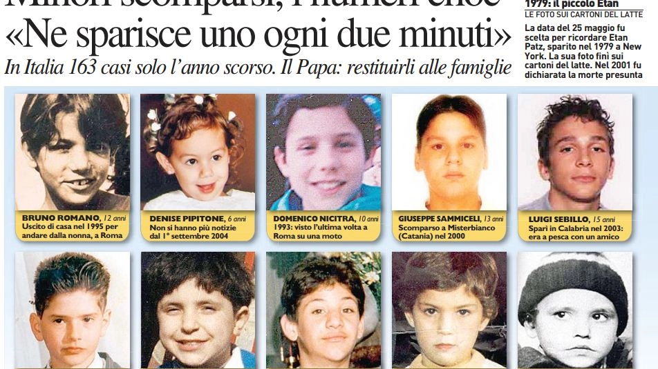Minori scomparsi, i casi più celebri in Italia