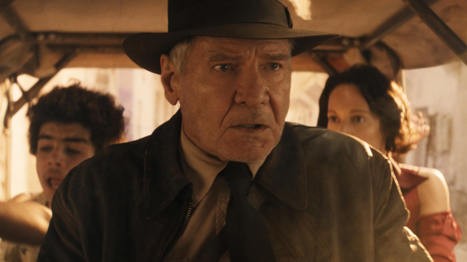 Harrison Ford nei panni di Indiana Jones nell'ultimo capitolo della saga (Ansa)