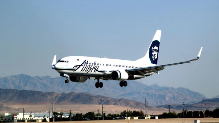 Un velivolo di Alaska Airlines