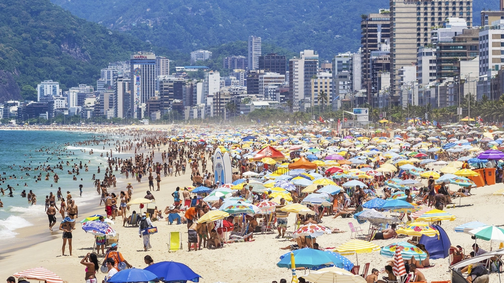 La spiaggia di Ipanema a Rio de Janeiro prima del Coronavirus
