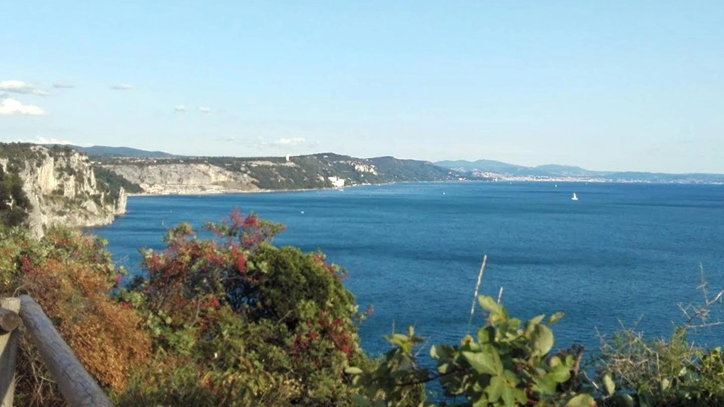 Uno scorcio del sentiero Rilke a Duino, Trieste (Ansa)